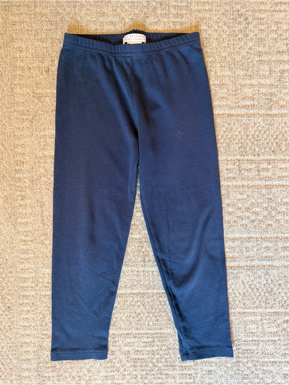 EUC The Beaufort Bonnet Company Navy Kids Leggings OG size 5